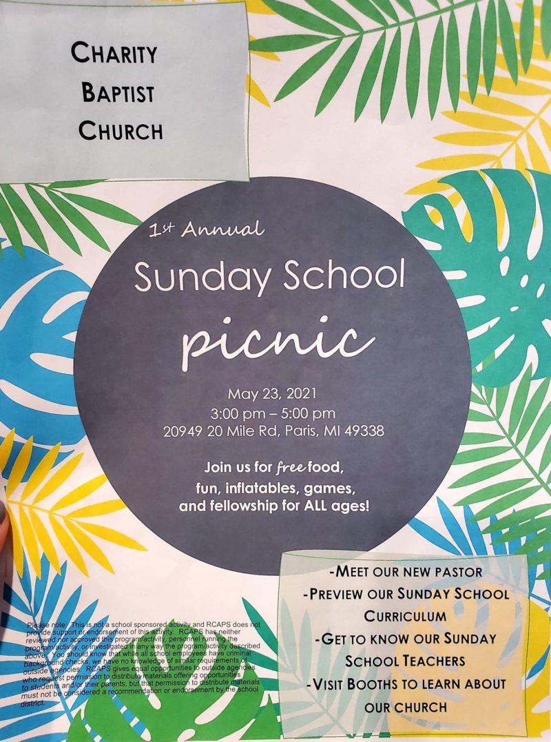 CBC 1st Annual Sunday School Picnic